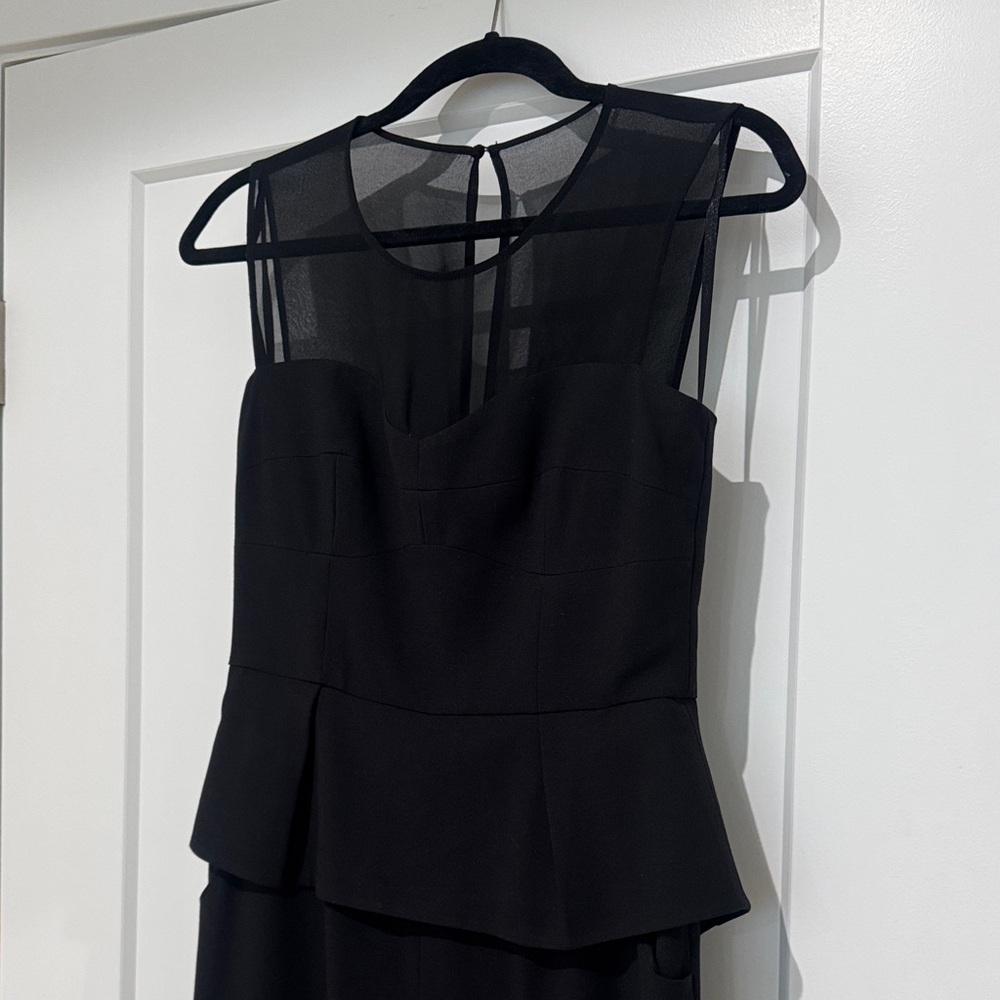 BCBGeneration Black Strapless Jumpsuit
